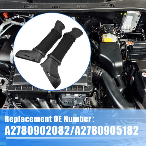 1 Pair Air Intake Hose Tube for Mercedes Benz E550 (2007–2009)