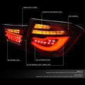 LED Tube Bar Sequential Signal Tail Lights for BMW 320i 325i 328i (2012–2015)