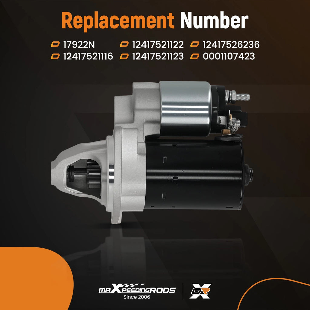 Starter Motor for BMW 3 Series E90 E92 E93 (2006–2011)