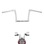 10" Rise Ape Hanger Fat Bars 1-1/4" Handlebar for Harley Softail Dyna (2018–2023)