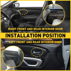 Left/Right Pair Inside Door Handle for Nissan V (80671-3TA0D, 80670-3TA0D)