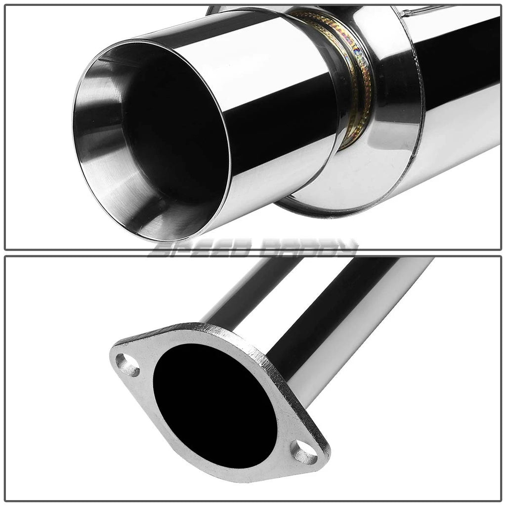 4" Rolled Tip Catback Exhaust System for Nissan 240SX S14 (1995–1998)
