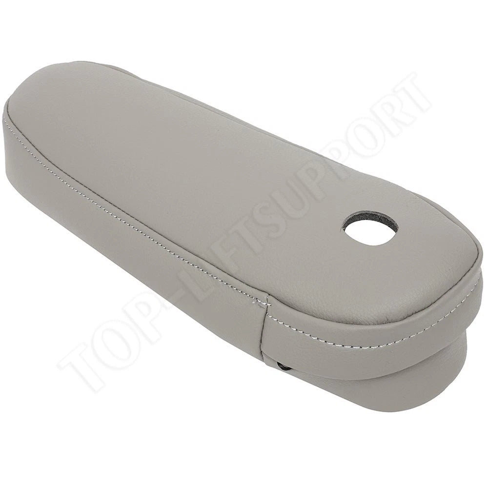Pair of Door Panels for Toyota Sienna (2011–2017) Gray Leather Armrest Cover