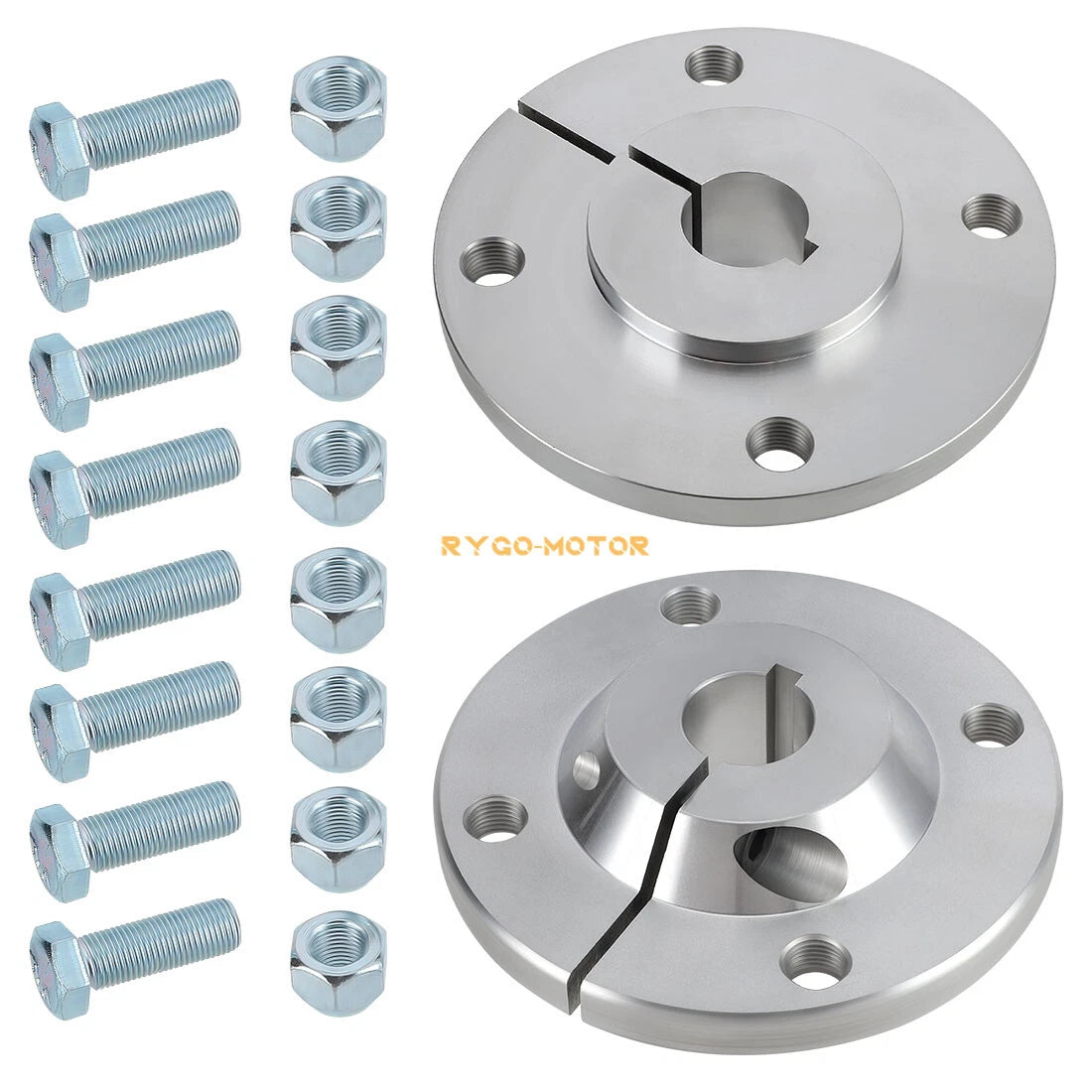 Set of 2 Rear Axle Aluminum Wheel Hubs for Go Kart Off Road Cart (1" Bore)