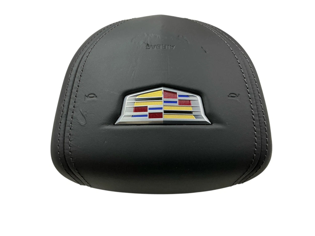 Driver Wheel Airbag for Cadillac Escalade (2021–2024) W/Stitches Jet Black