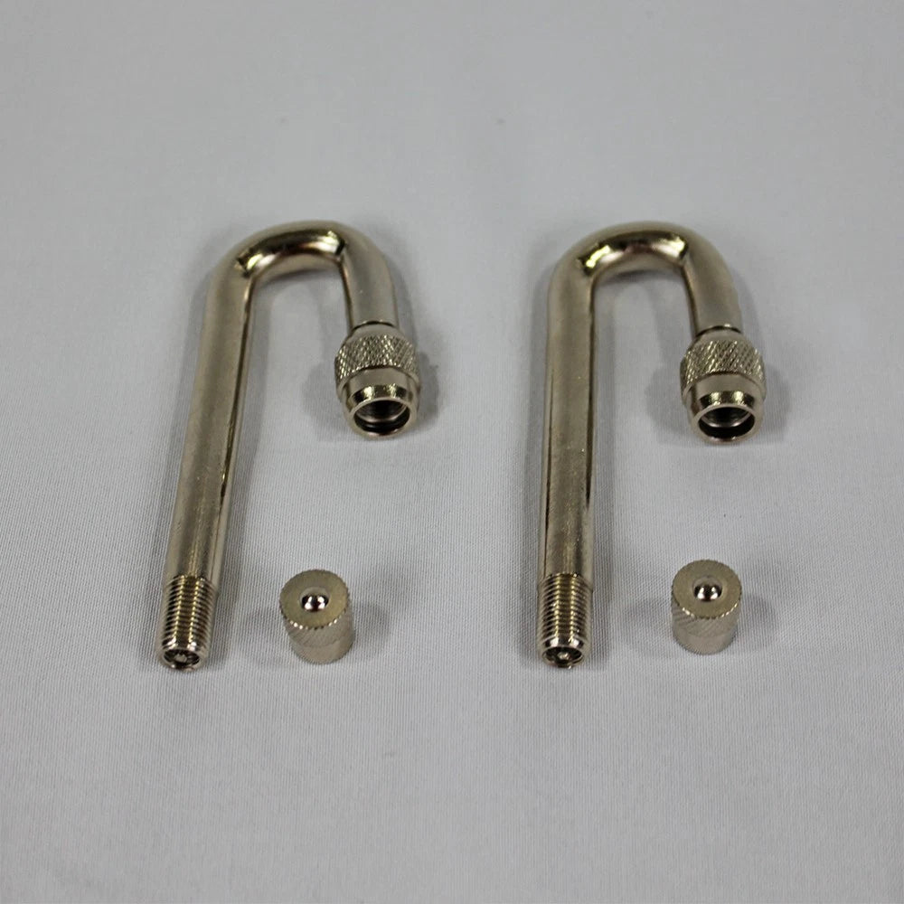 Tire Valve Stem Extensions Set of 2 180 Degree for Universal Fit (All Years)