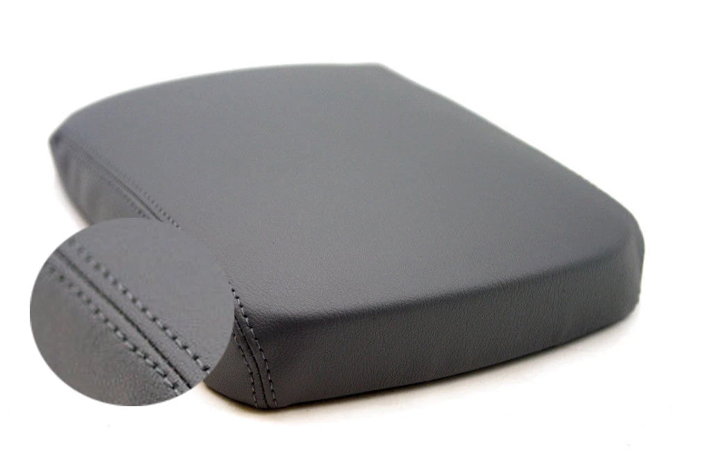Center Console Armrest Cover for Toyota Tacoma (2005–2015) Gray Leather
