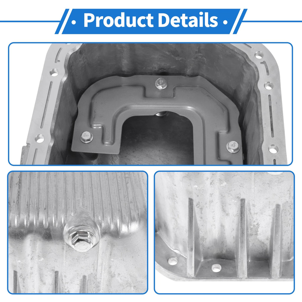 Engine Oil Pan for Kia Rio5 1.6L L4 (2006–2011) No.2151026601 Aluminum Alloy