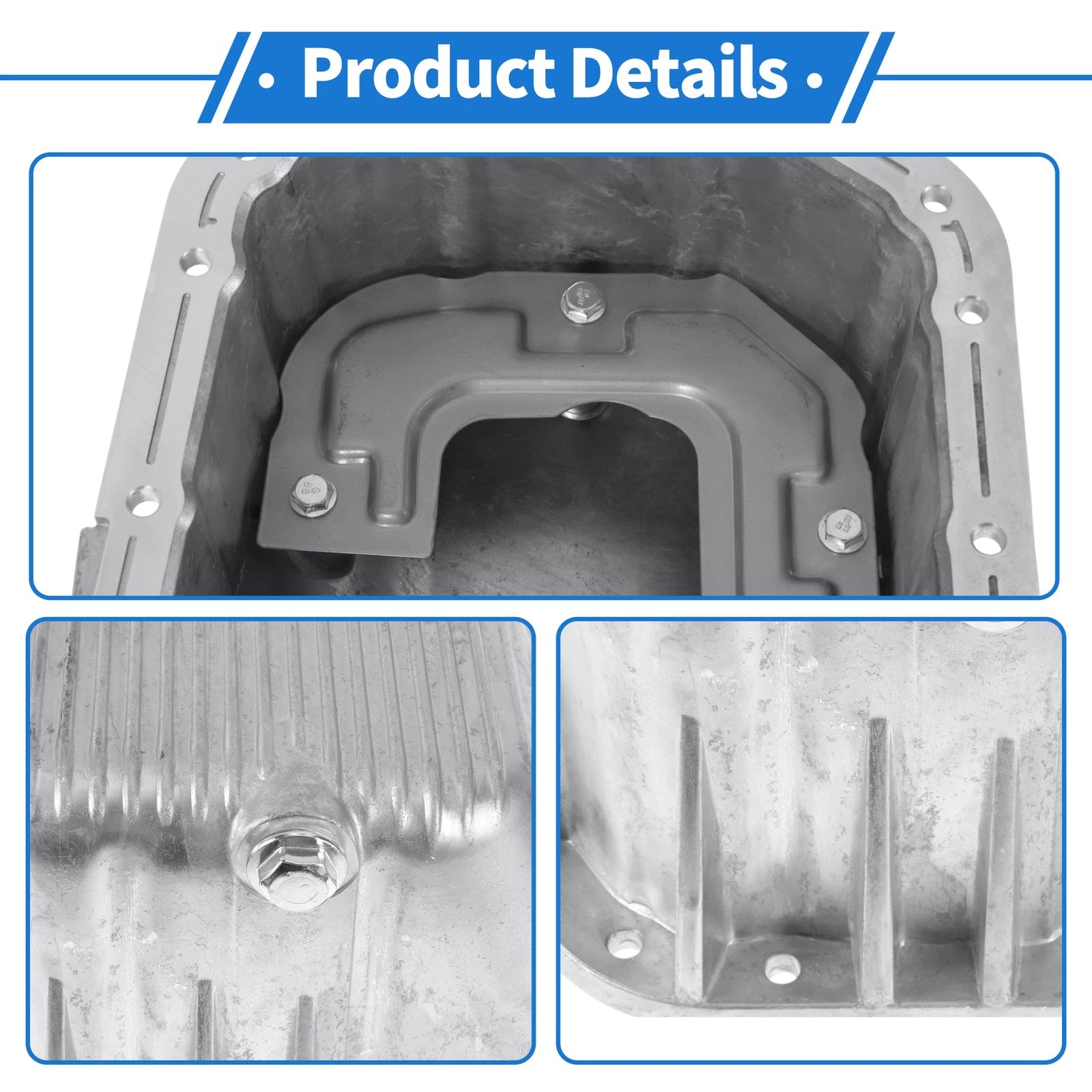 Engine Oil Pan for Kia Rio5 1.6L L4 (2006–2011) No.2151026601 Aluminum Alloy