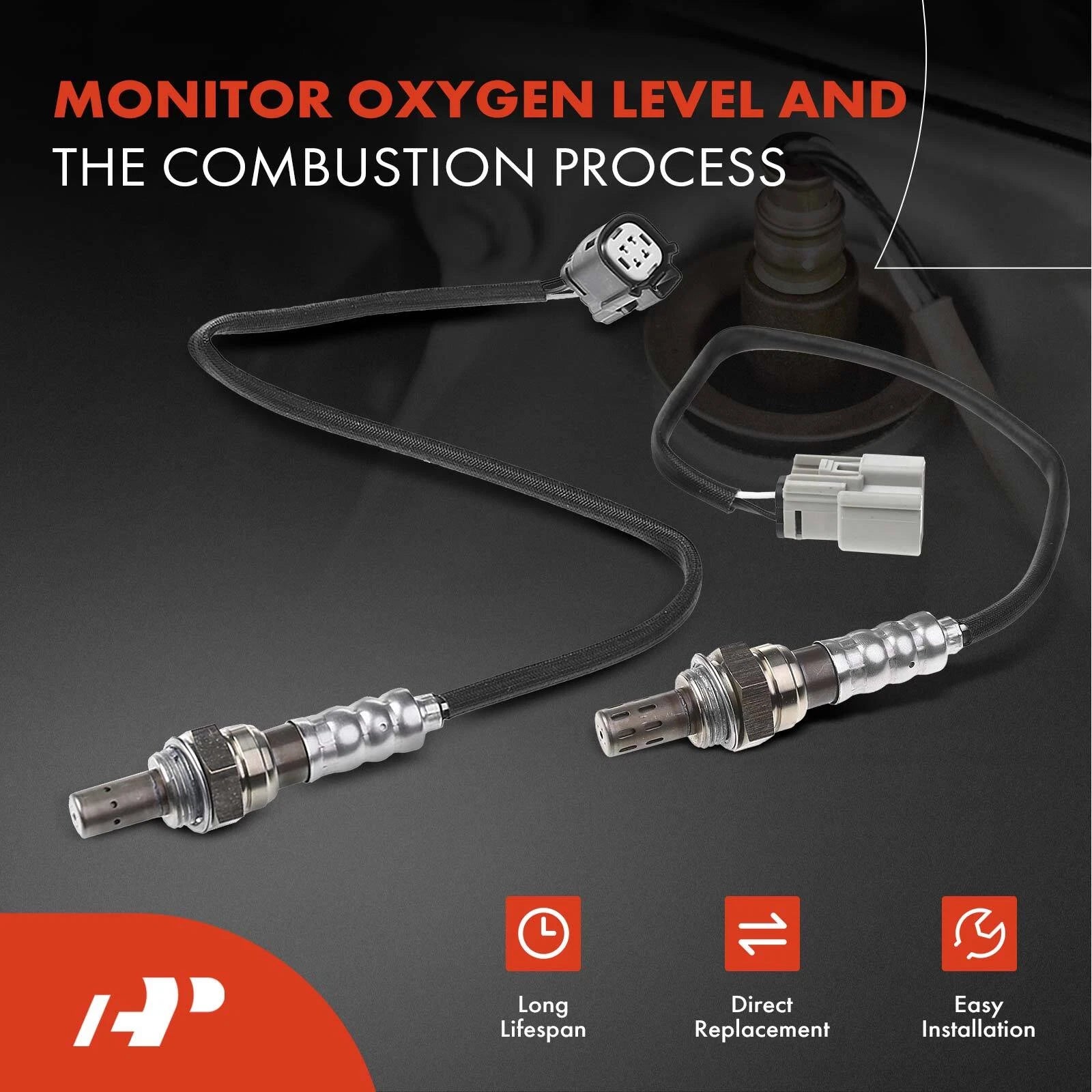 2X O2 Oxygen Sensors for Ford Escape (2011-2012)