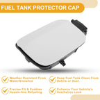 Fuel Tank Door Cap for Volkswagen Passat (2011–2018) Fuel Filler Flap Cover White