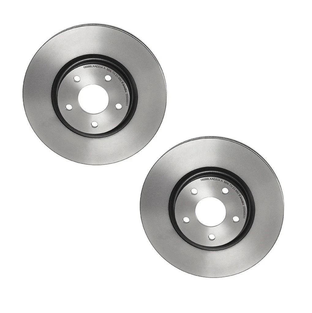 Set of 2 Brembo Front 300mm Vented Brake Disc Rotors for Ford C-Max Escape (2013–2019)