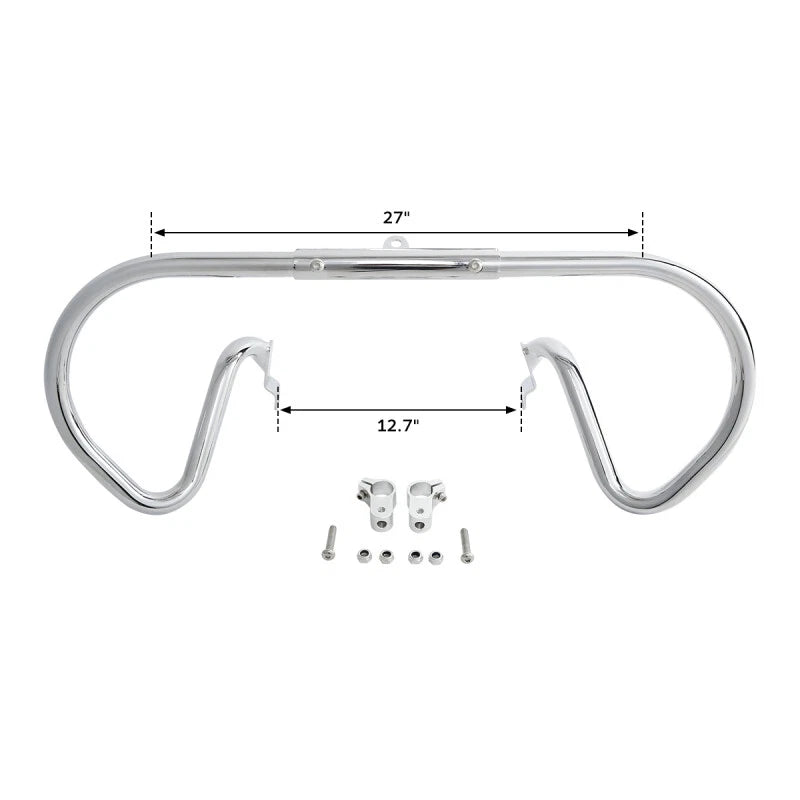 Engine Guards Crash Bar for Harley Night V-Rod Muscle (2002–2017) Chrome/Black