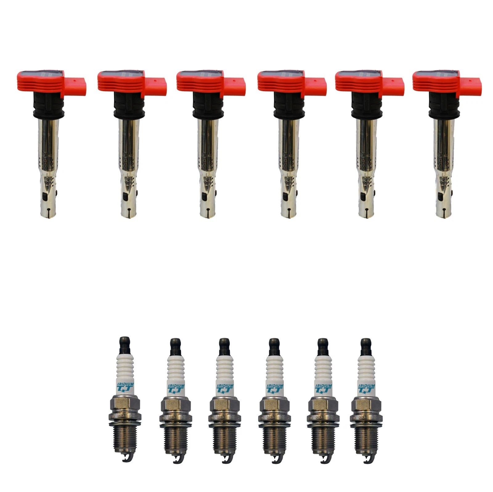 Denso Ignition Coil Kit (Iridium TT) for (6 Pieces, Gap 0.040)