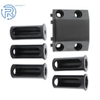 Boring Bar Lathe Turret Tool Holder Block 1.5" ID & 5 Pcs C Reduction Sleeves