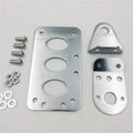 Side Mount License Plate Bracket for Harley Metric Bikes (Chopper, Chrome)