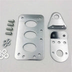 Side Mount License Plate Bracket for Harley Metric Bikes (Chopper, Chrome)