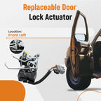 Front Left Side Door Lock Latch Actuator Assembly for Toyota Tacoma (1998–2004)