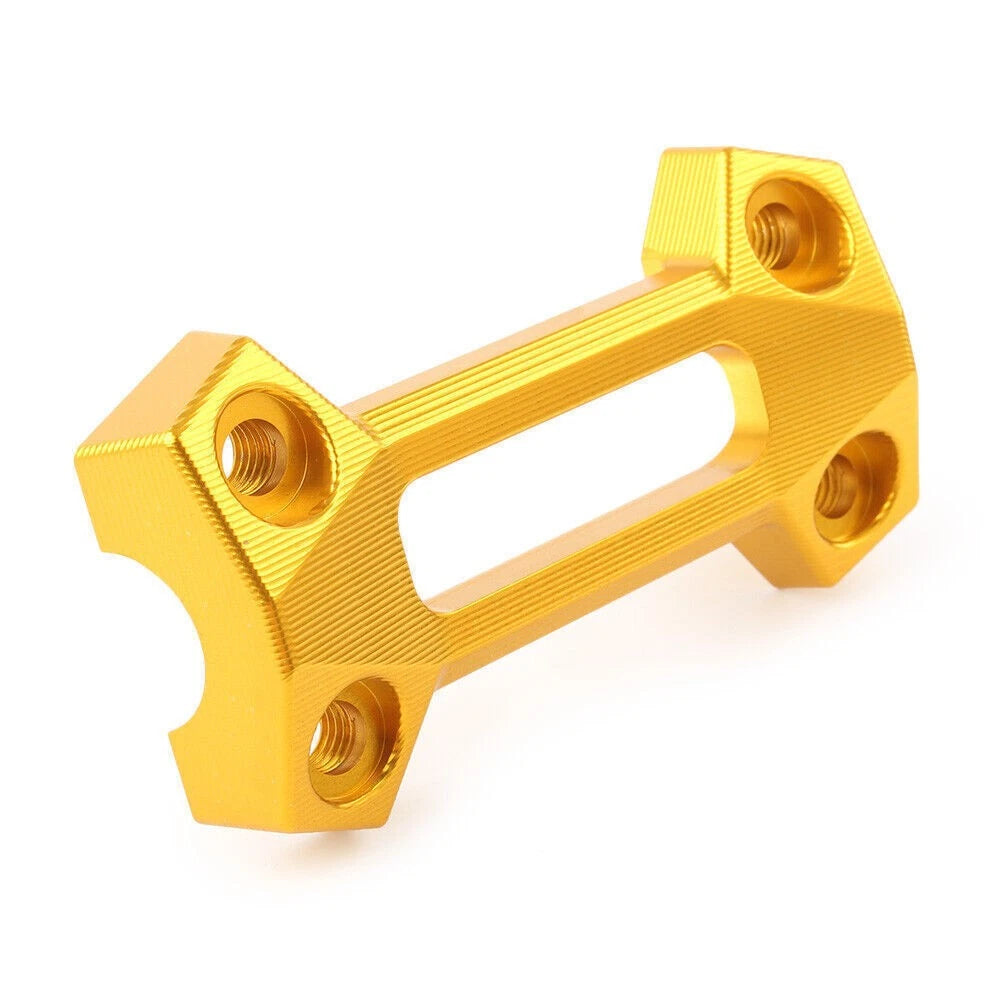 HandleBar Fat Bar Riser Mount Clamp Top Cover for Kawasaki Z900 (2017–2022) GOLD