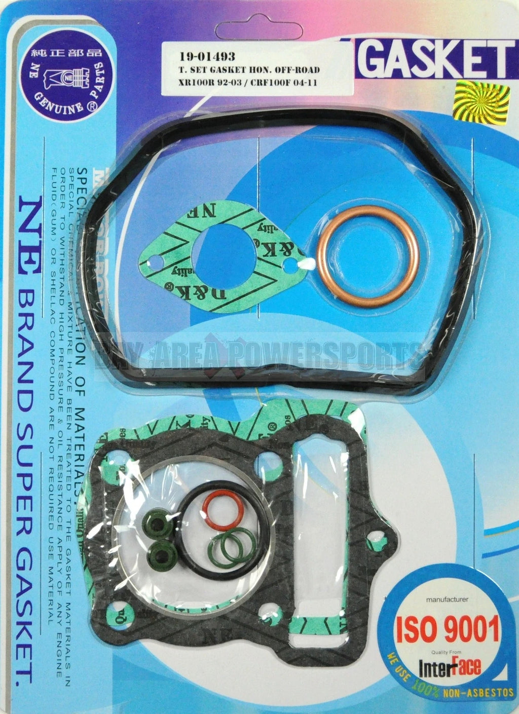 Top End Head Gasket Kit for Honda XR100R CRF100F (2000–2003)