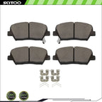 Front Brake Ceramic Pads for Hyundai Santa Fe Sport (2017–2022)