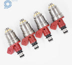 Set of 4 Fuel Injectors for Nissan D21 (1991–1995)