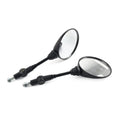 10mm Antifall Folding Round Rearview Mirror for Motorcycle 7/8" Handlebar