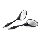 10mm Antifall Folding Round Rearview Mirror for Motorcycle 7/8" Handlebar