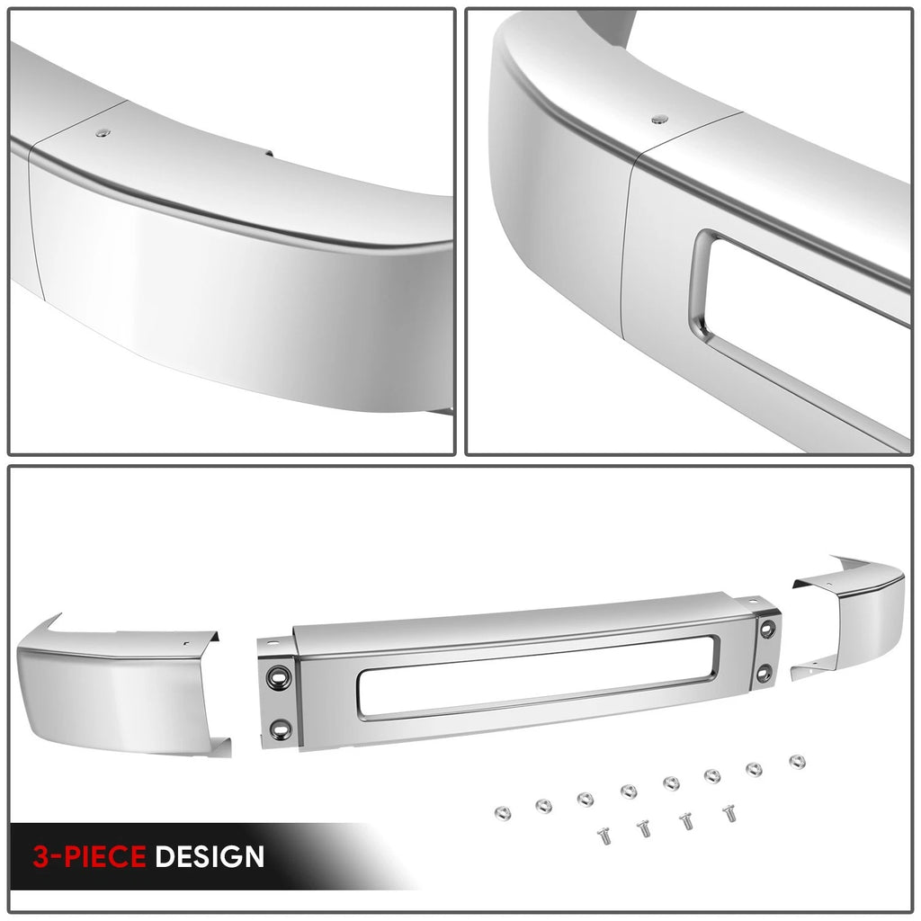 Chrome Front Bumper Face Bar for Ford E-150 E-250 E-350 E-450 (2008–2019)