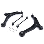 Set of 4 Front Lower Suspension Control Arms Sway Bars for Honda Odyssey (1999–2004)