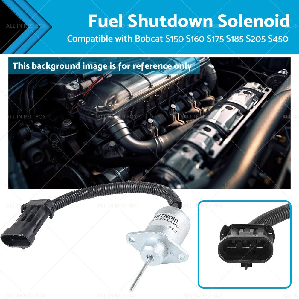 Fuel Shut Off Solenoid Valve for Bobcat (6691498, 1G925-60011)