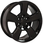 Gloss Black Wheel 20 Inch for 2003–2014 GMC Savana 1500