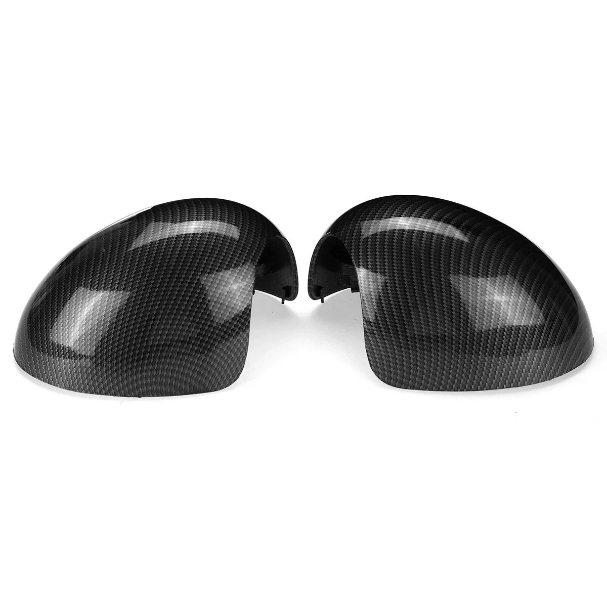 Carbon Look Wing Mirror Cover Caps for MINI Cooper (2007–2013)