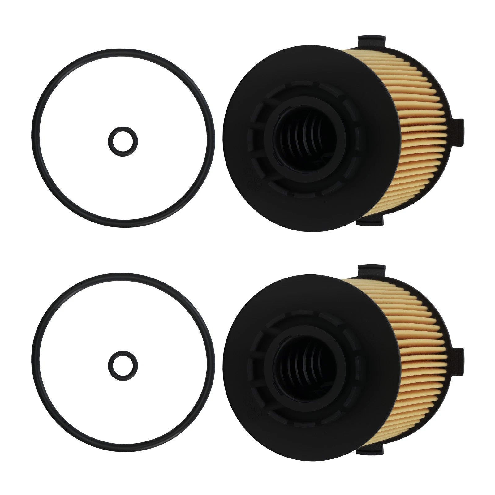 2X Oil Filter Module for Volvo S60 V60 XC60 (2015–2023) HU8014z 22432212 OX1075D