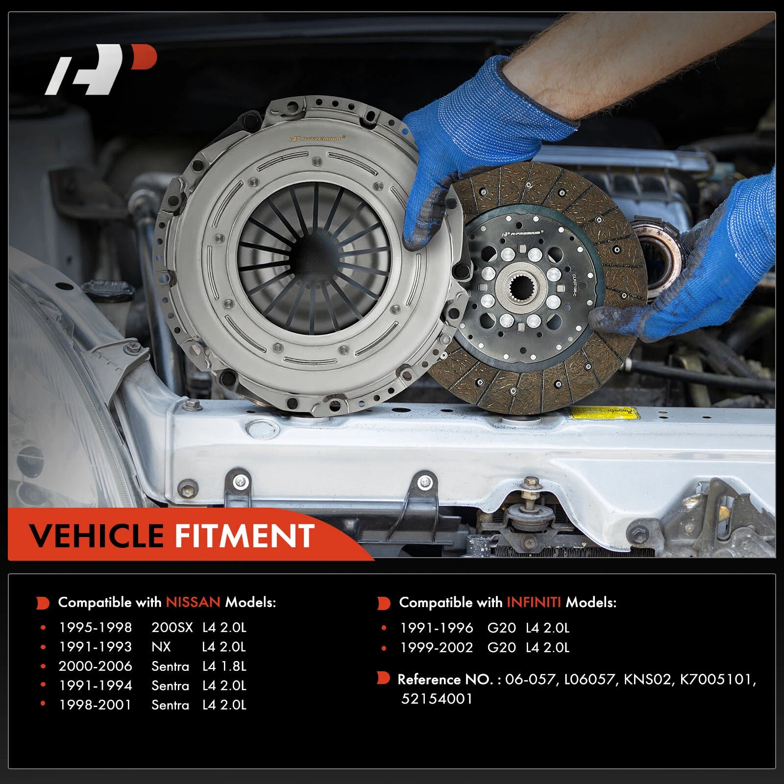 Clutch Kit for Nissan Sentra (1991–1994, 1998–2006)