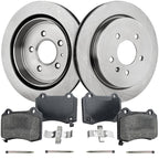 Brake Disc Rotors and Pads Kit for Cadillac STS (2005–2011)