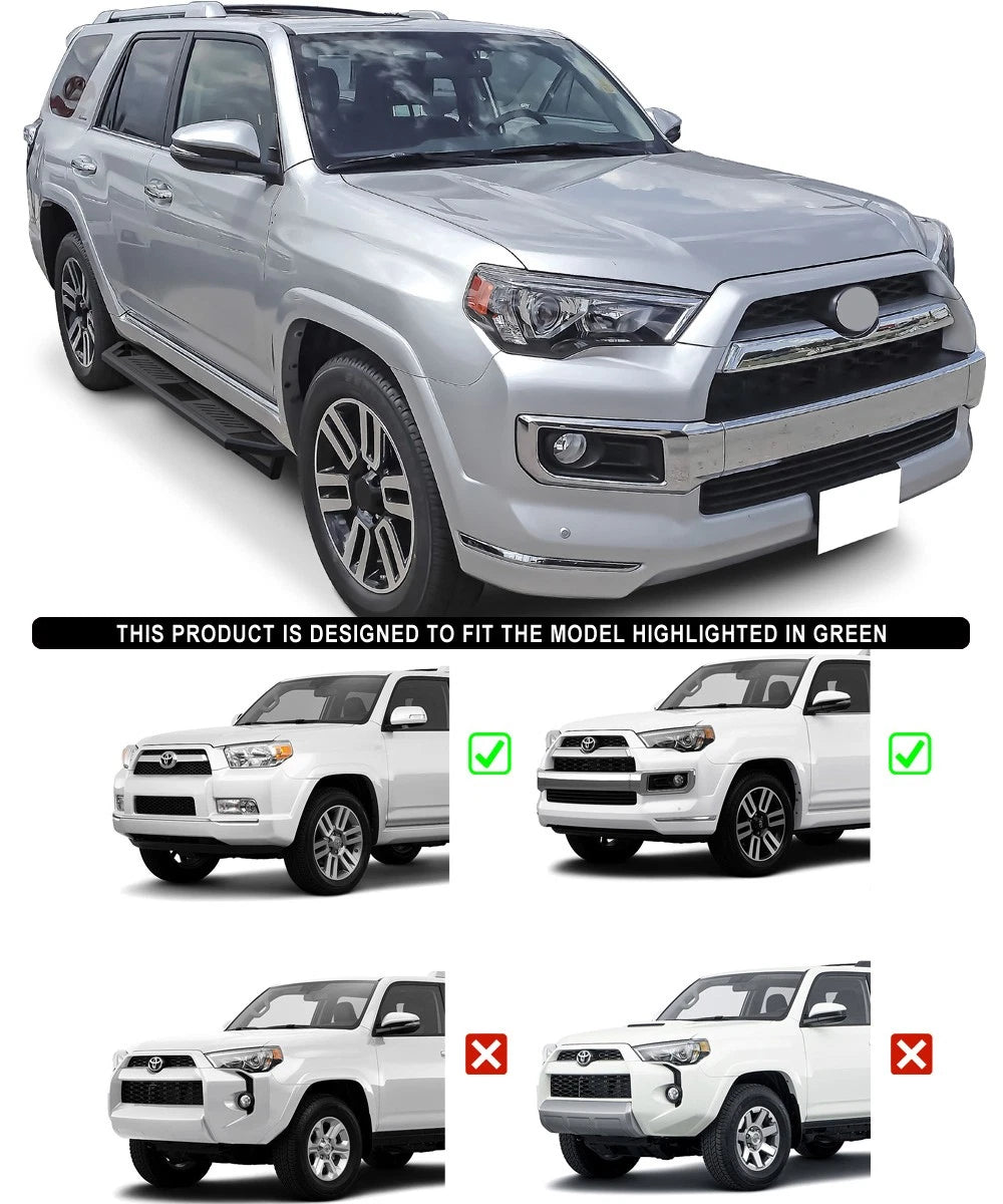 Side Armor for Toyota 4Runner (2010-2024) - 6.5" Wide Square Tube
