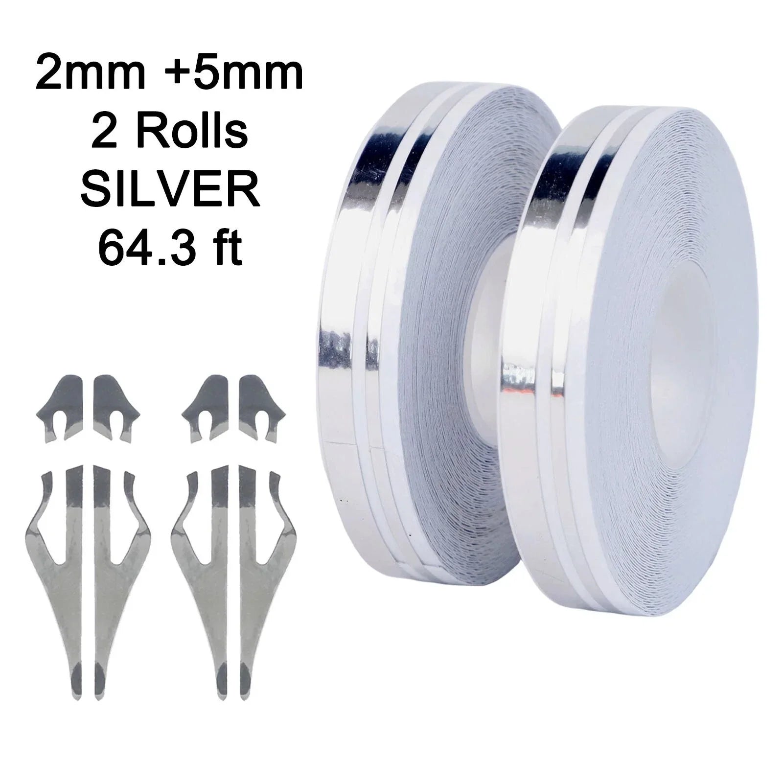 Non-Fading Stripe Stickers Scratch-Resistant for STREAMLINE Double Line Tape