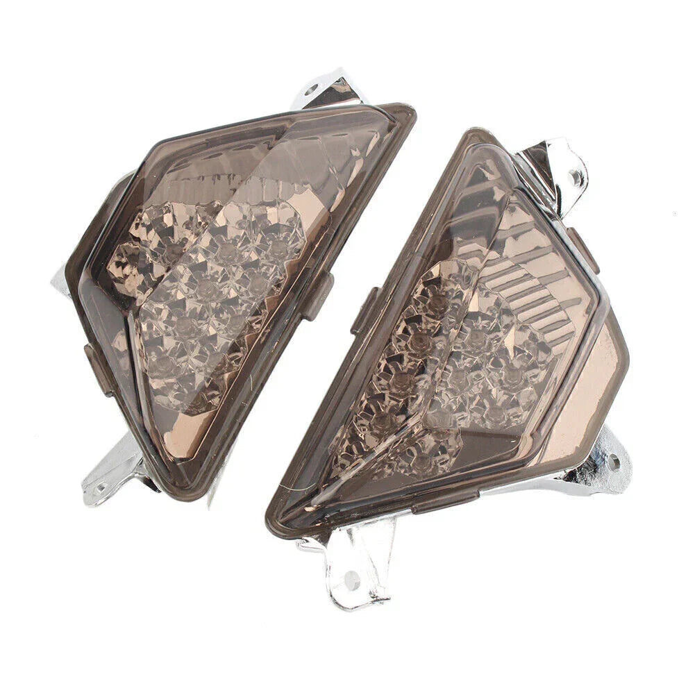 Front Turn Signal Lights for Kawasaki Ninja 300R EX300 (2013-2017) Smoke