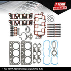 Engine Head Gasket and Bolt Set for Buick LaCrosse, LeSabre, Park Avenue, Regal