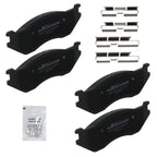 Set of 4 Front Brake Pads for Dodge Durango (2003–2006) / Ram 1500 (2002–2005) D966