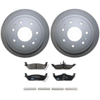 Rear Brake Kit 348mm Rotors & TRW Metallic Pads for F-150 Mark LT (2006–2008)