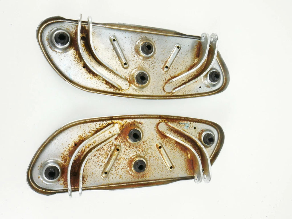 Set of 2 Chrome Streamliner Front Driver Floorboards for Harley Davidson Touring (1987–2023)