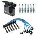 Set of 6 Hitachi Ignition Coils & NGK Spark Plugs for Dodge Stratus (1995–2006)