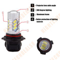 Set of 4 9005 9006 HB3 HB4 15 SMD White Headlight Bulbs for