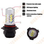 Set of 4 9005 9006 HB3 HB4 15 SMD White Headlight Bulbs for