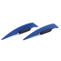 Universal Blue Motorcycle Fairing Winglets Side Spoiler Deflectors