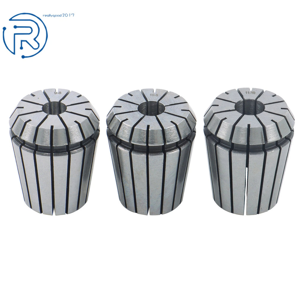 Set of 18 ER32 Spring Collets for Milling Tool MT3 Shank