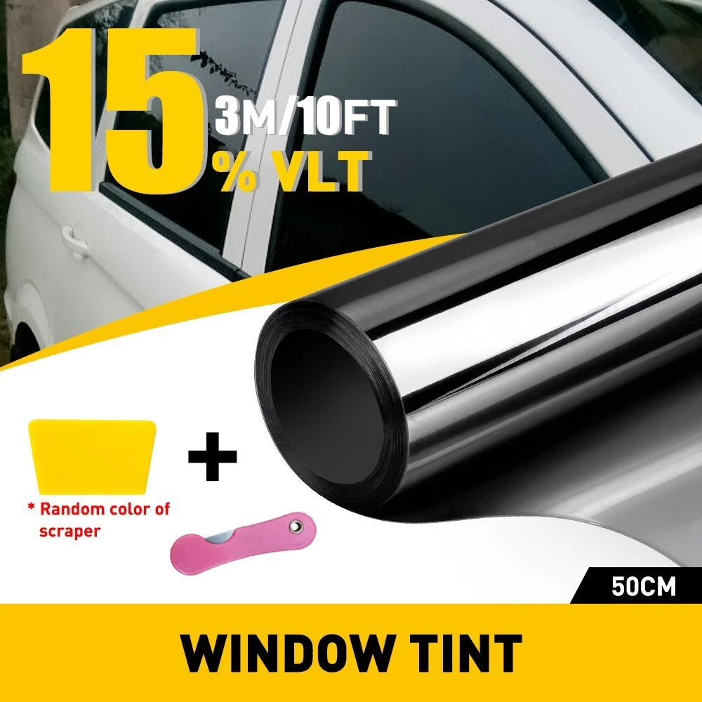 Window Tint Film Roll for Car Home Office Glass (300CM, 5% 15% 20% VLT)
