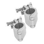Bimini Top Hinged Clamp for Marine Grade 316 SS (Fits 22mm & 25mm Tubes)